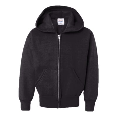 Youth EcoSmart® Full-Zip Hooded Sweatshirt Thumbnail