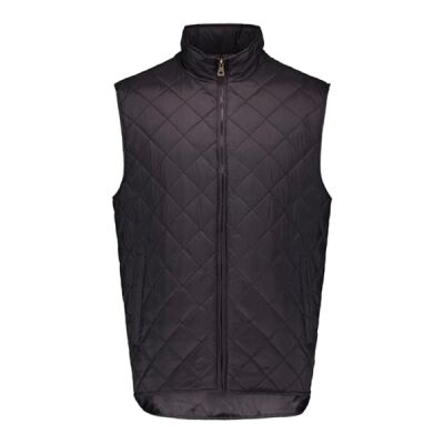Men's Vintage Diamond Quilted Vest Thumbnail