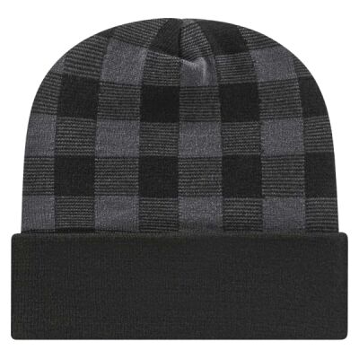 USA-Made Plaid Beanie Thumbnail